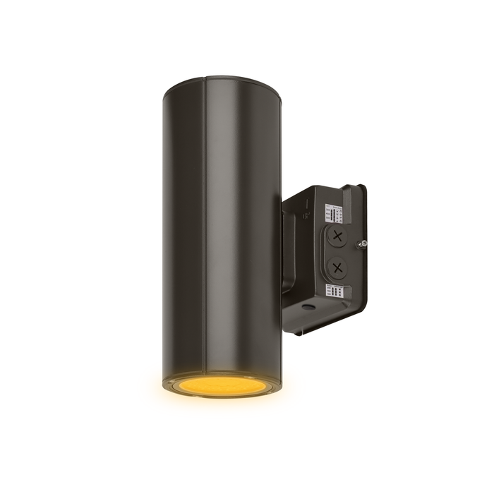 Amber Cylinder Light 20W, Adjustable Lumen