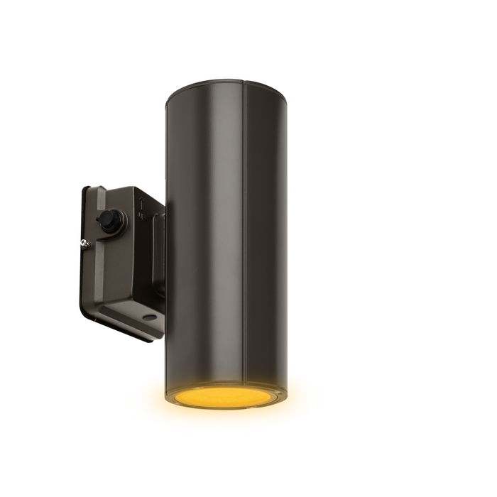Amber Cylinder Light 20W, Adjustable Lumen