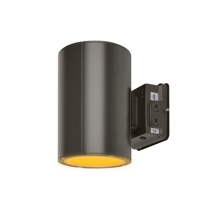 Amber Cylinder Light 38W, Adjustable Lumen