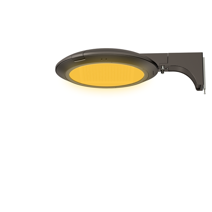 Amber Post Top 63W Arm mount, Adjustable Lumen