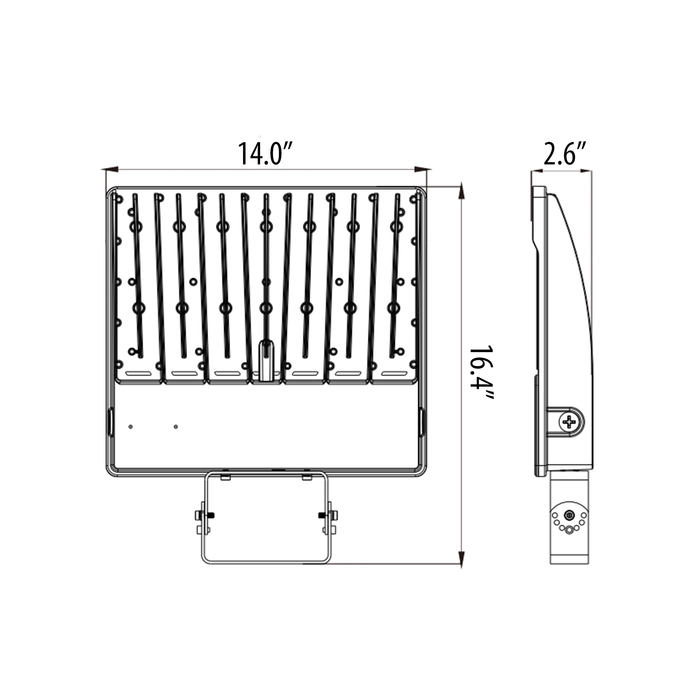 Duraflood AL ACT 250W W/ Trunnion Mount