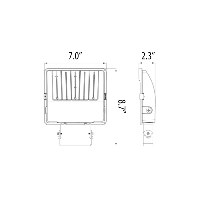 Duraflood AL ACT 30W W/ Trunnion Mount