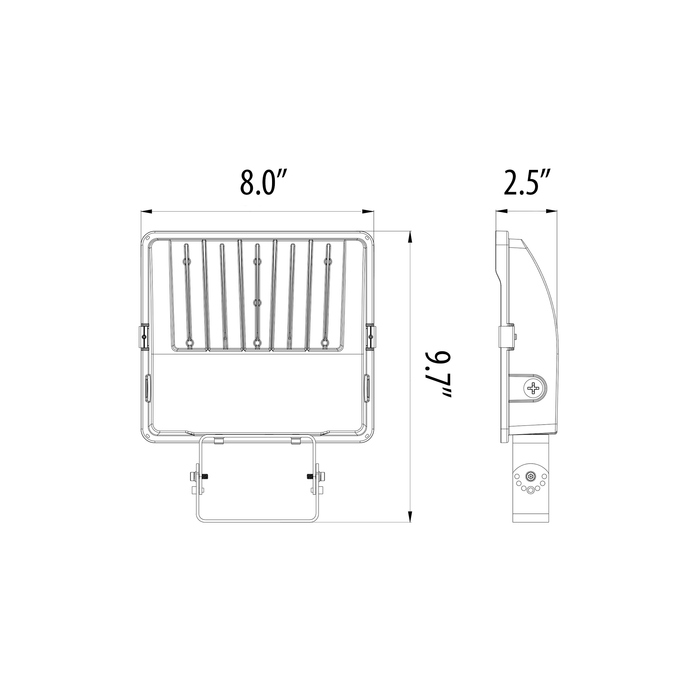 Duraflood AL ACT 63W W/ Trunnion Mount