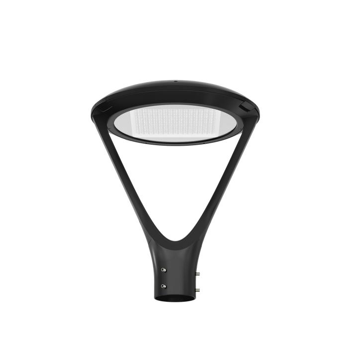 125W Black Post Top Light, Adjustable Lumen, Adjustable color temperature