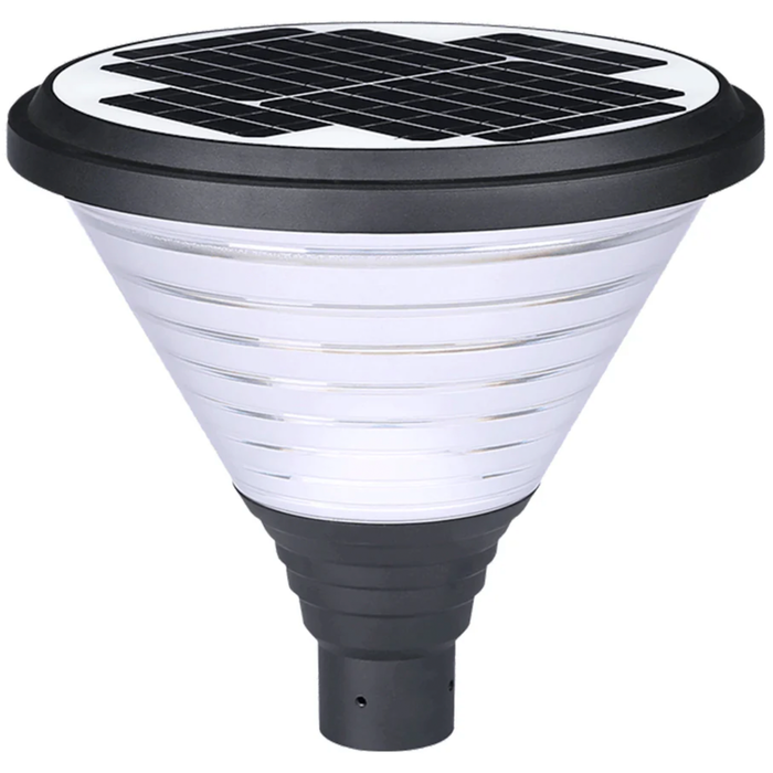 Solar LED Hourglass Post Top Light