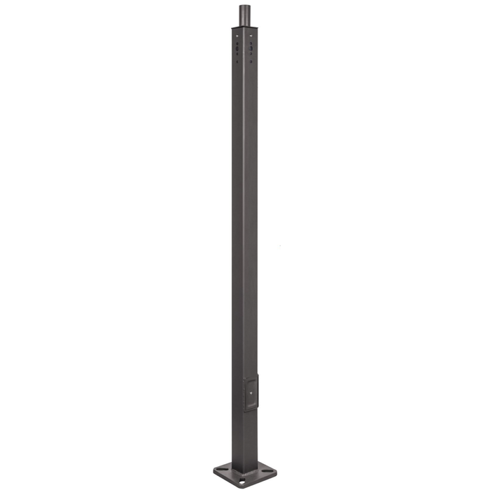 25ft 4in Square Steel Poles, 7G with tenon, Bronze